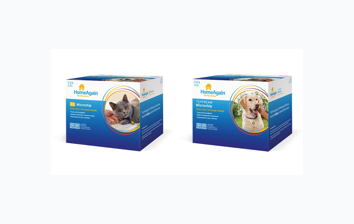 HomeAgain pet microchip